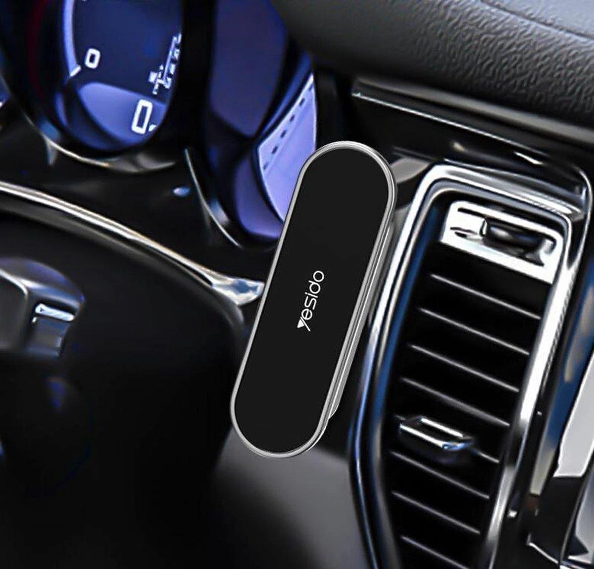 Magneet 360° Rotatie Telefoonhouder - Sterk Magneet - Telefoonhouder - Stabiele Telefoonhouder - Magneet Voor In De Auto, Thuis En Keuken - Goede Kwaliteit Magneten - Afbeelding 3