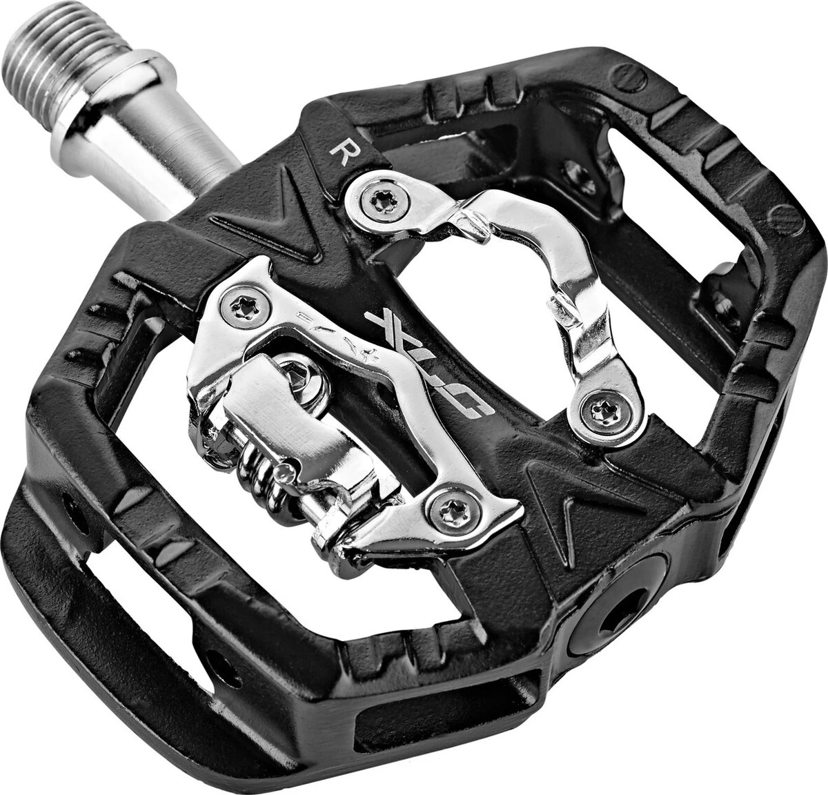 XLC PEDAAL ATB SPD COMBI ENKEL ALM ZW STEL PDS14 - Afbeelding 2