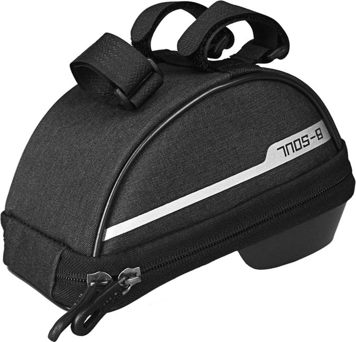 TechU™ Telefoonhouder Voor Fiets – Waterdichte Fietstas – Opbergruimte – Geschikt Voor Mobiel Tot 18 Cm / 7 Inch – Zwart - Afbeelding 4