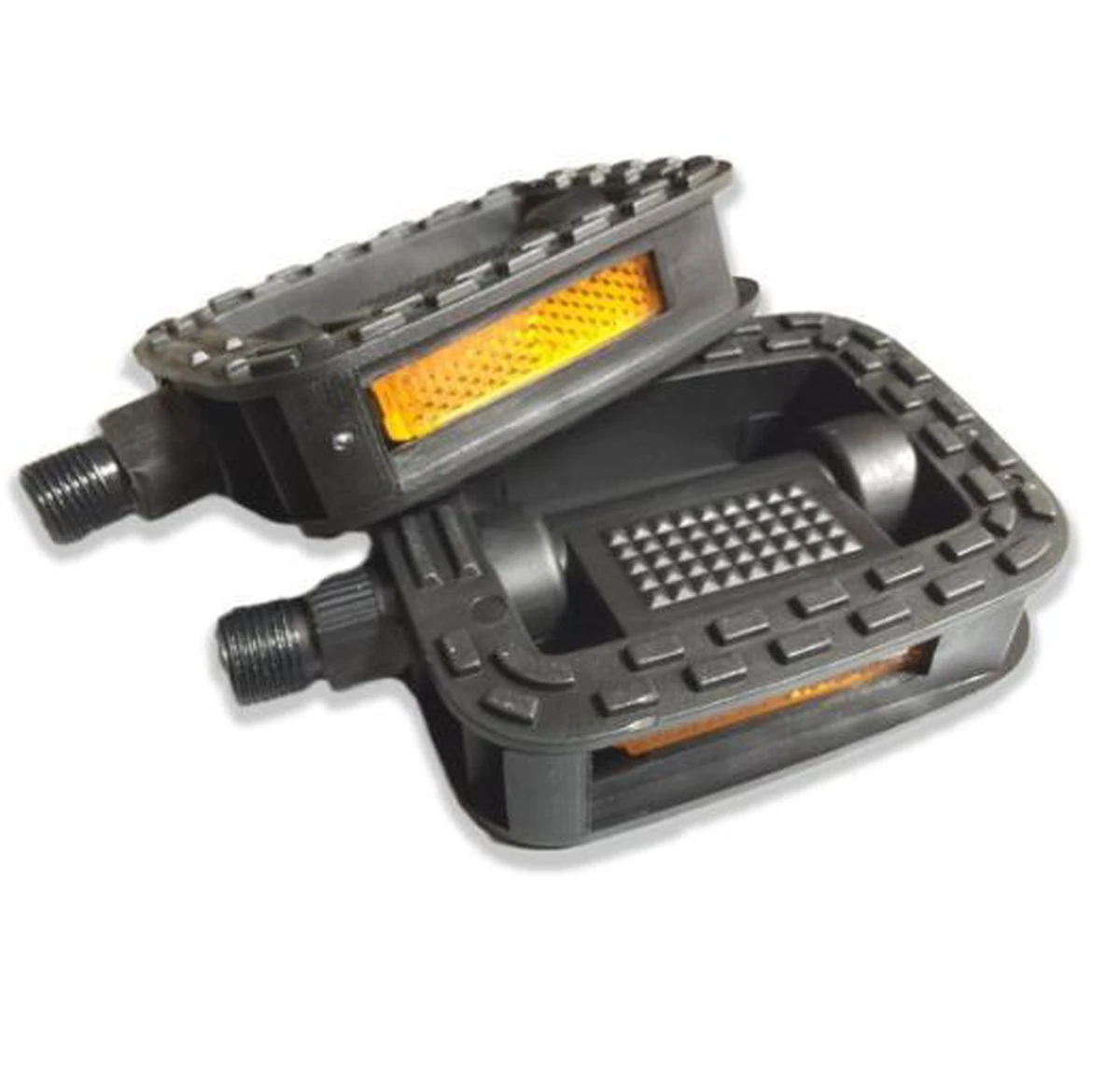 Fiets Pedalen - Anti Slip - Trappers Voor Fiets Met Reflector - 14.2mm Schroefdraad - 9/16 Inch -Zwart - Afbeelding 9