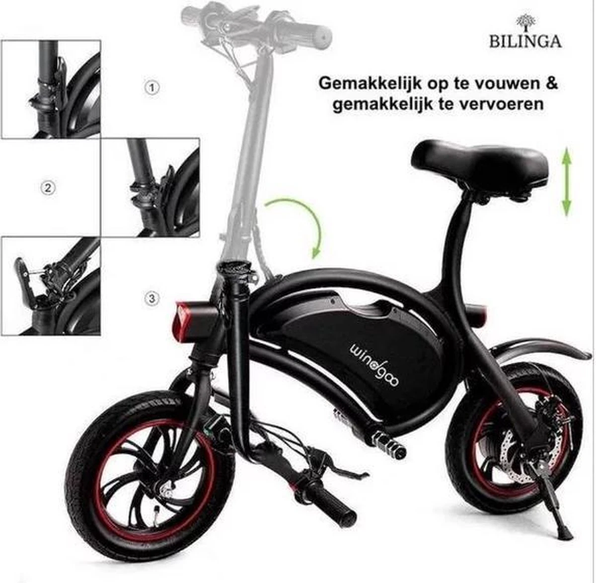 Windgoo B3 | Elektrische Mini-scooter | Opvouwbaar - Afbeelding 12