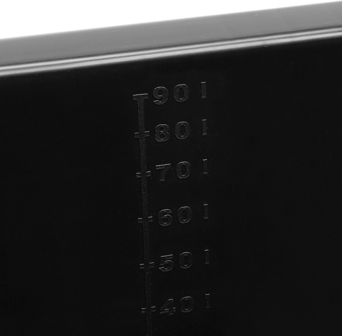 Monzana Fietskar Aanhanger - Met 90L Kunststof Kuip Koppeling – Zwart - Afbeelding 12