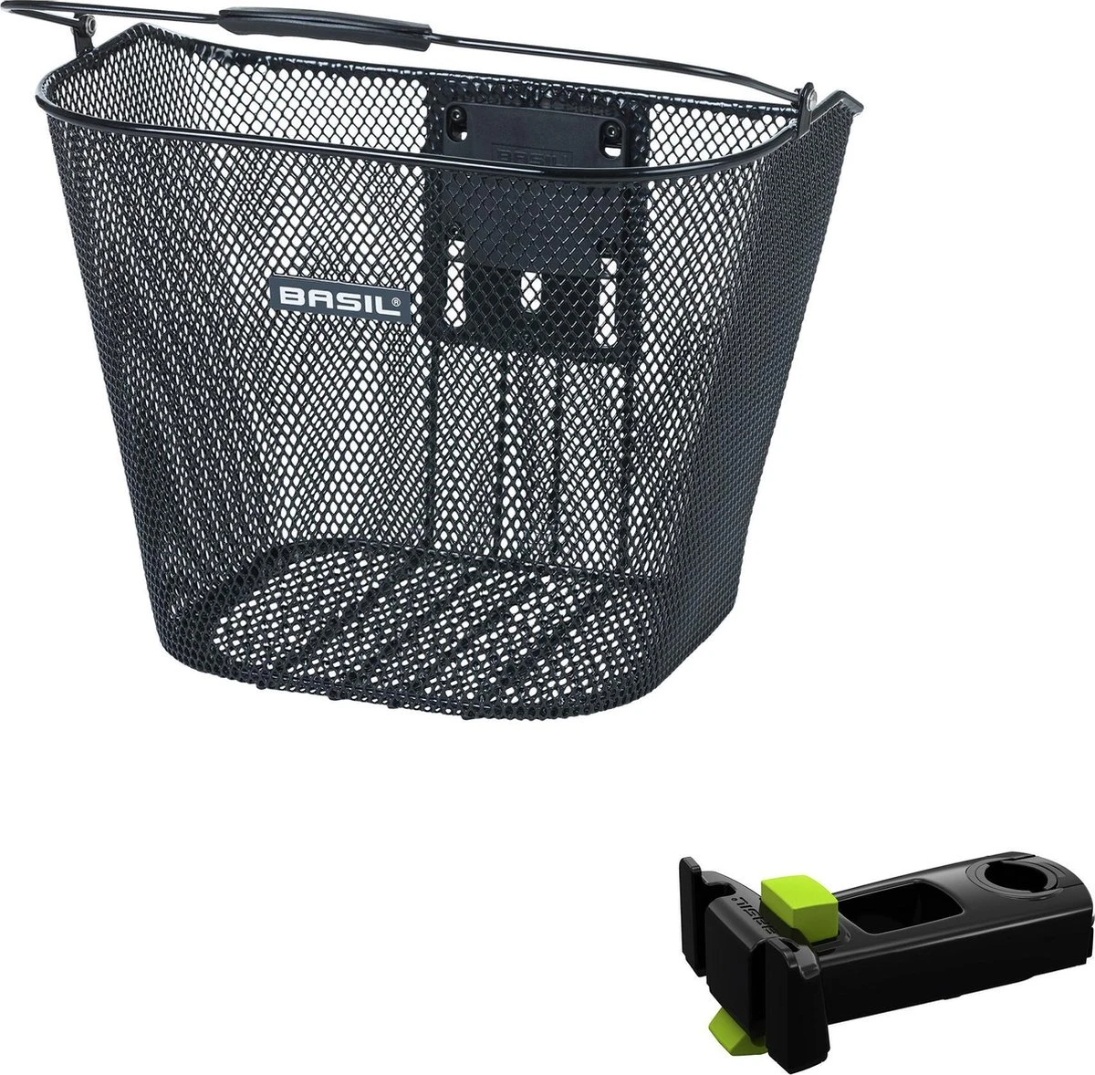 Basil Bremen BE - Fietsmand - Inclusief Systeem - Voorop - Zwart - Afbeelding 13