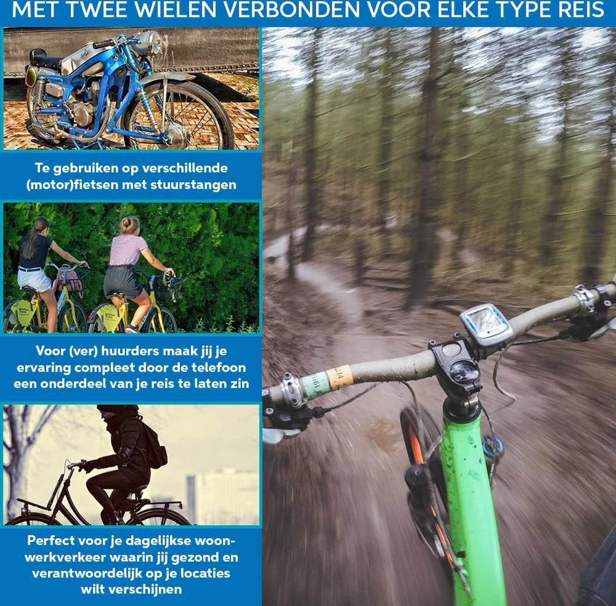Vivefly Electronics Trustclamp Telefoonhouder Fiets - 360 Graden Rotatie - Geschikt Voor Scooters, Motors, Fietsen En Kinderwagens - Handsfree - GSM Houder - Veilige Grip - Universeel - Afbeelding 8