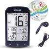 Cycplus® Draadloze & Waterbestendige Fietscomputer - Datavisualisatie D.m.v Bluetooth - Fiets GPS - Extra Groot Scherm - Zwart