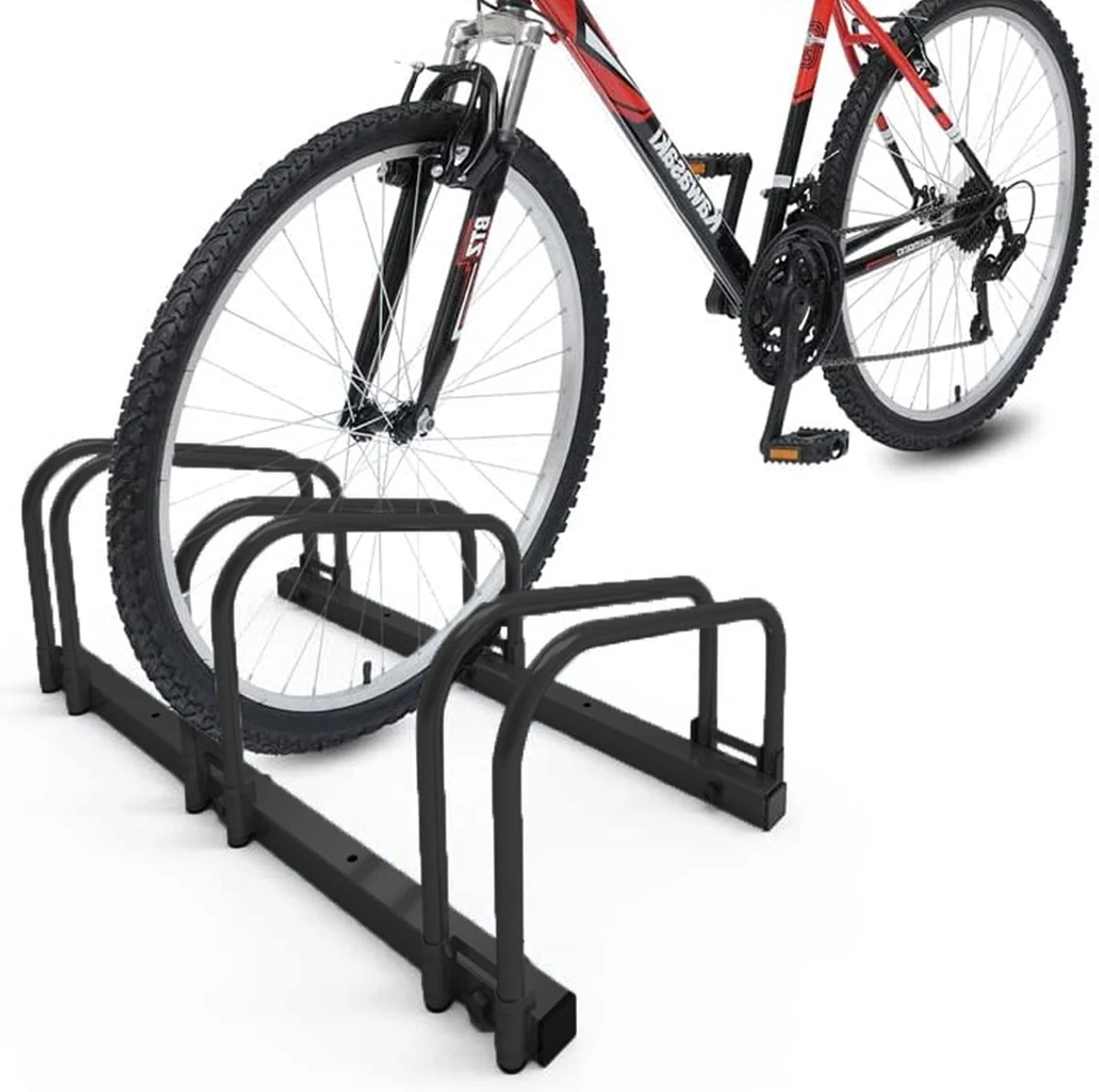 Alora Fietsenrek Voor 3 Fietsen Zwart- Met Muurbevestiging - Fietsen Rek - Afbeelding 6