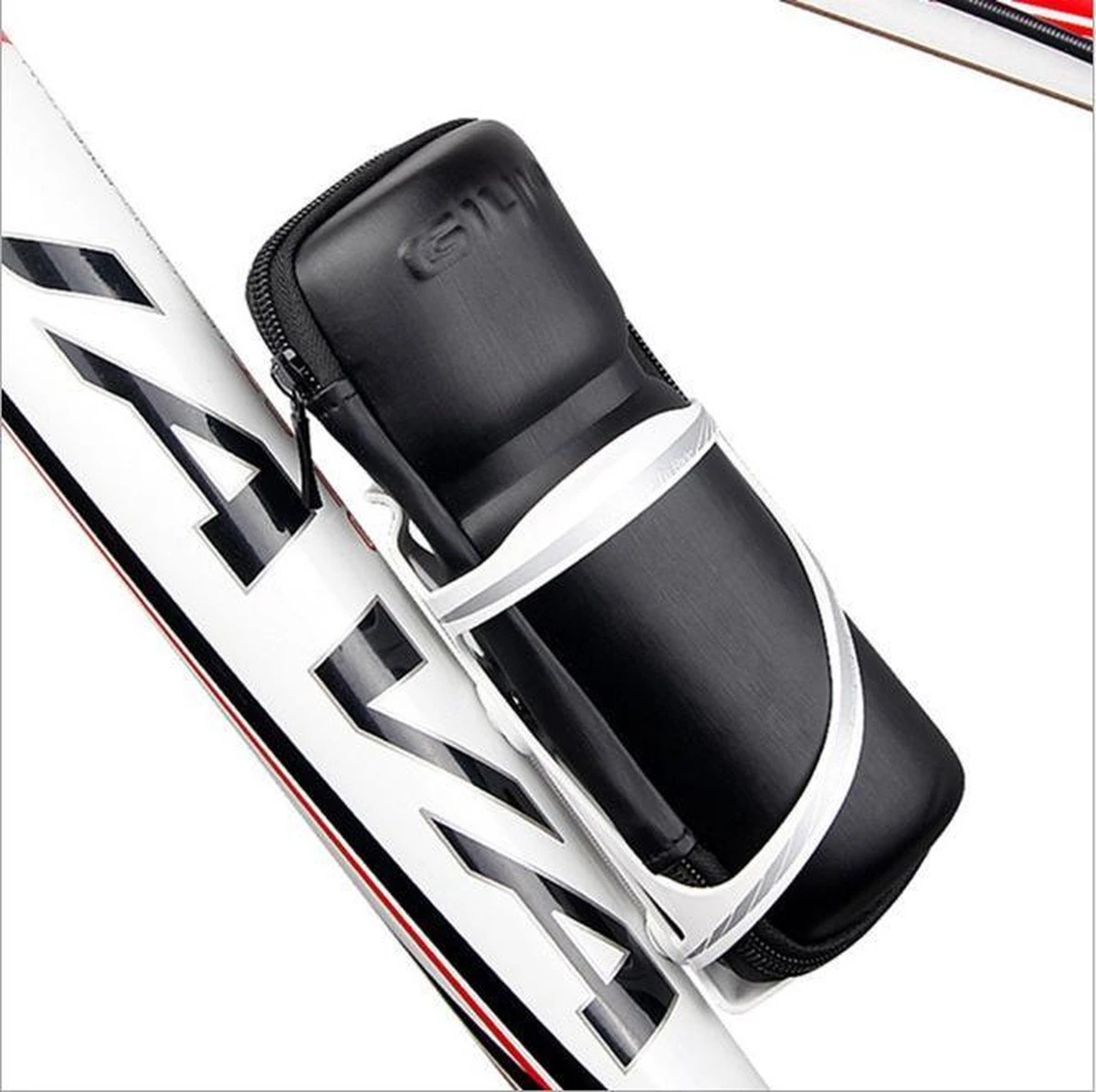 Giyo - Fiets Reparatieset - Bidon - Fietsaccessoires Bandenplakset Met Fietspomp En Multitool In Luxe Opberghoes - Fiets Gereedschap - Reparatie - Afbeelding 2