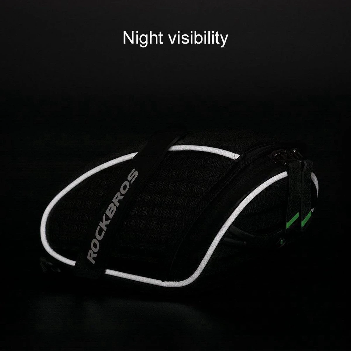 Rockbros Waterdichte Zadeltas - Frametas - 1,5 Liter - Universeel - Zwart - Afbeelding 4