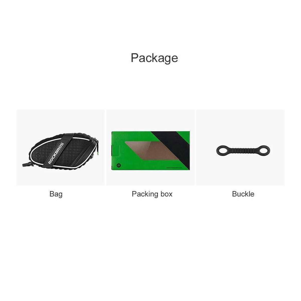 Rockbros Waterdichte Zadeltas - Frametas - 1,5 Liter - Universeel - Zwart - Afbeelding 7