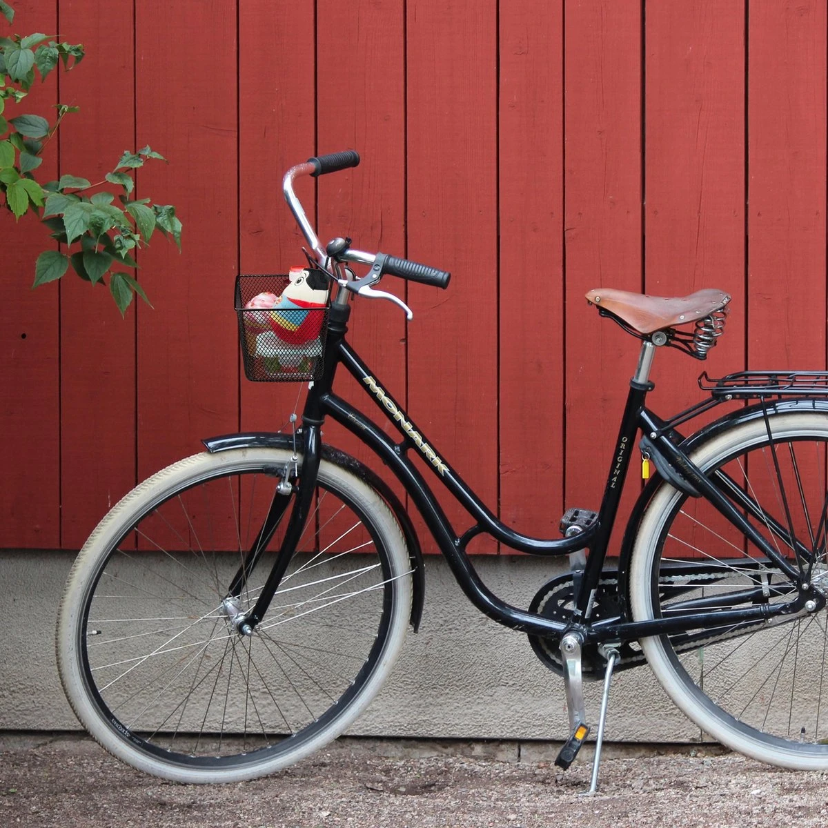 Relaxdays Fietsmand Stuur - Fietsmandje Met Haken - Fiets Mand Voorop - Klein - Metaal - Zwart - Afbeelding 2