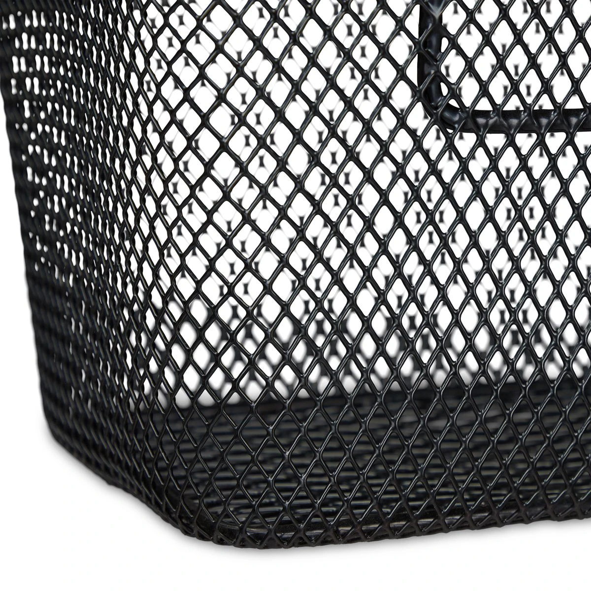 Relaxdays Fietsmand Stuur - Fietsmandje Met Haken - Fiets Mand Voorop - Klein - Metaal - Zwart - Afbeelding 7