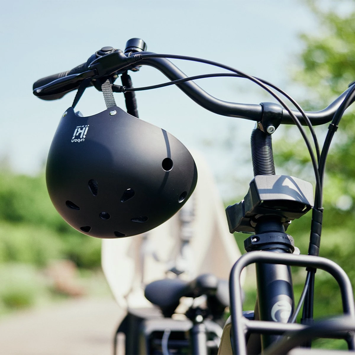 Urban Iki Fietshelm - Bincho Black - Maat M (51-54cm) - Afbeelding 2