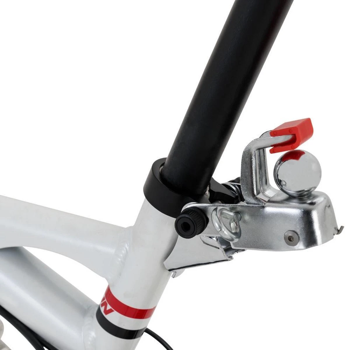 Monzana Fietskar Aanhanger - Met 90L Kunststof Kuip Koppeling – Zwart - Afbeelding 9