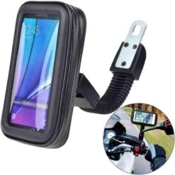 Telefoonhouder Voor Motor Fietsen En Scooters - Universele Smartphone Houder Voor Mobiele Telefoons, Anti-shake En Stabiele Houder Klem Met 360 ° Rotatie Voor IPhone Samsung Van 3.5 Tot 6.7 Inch