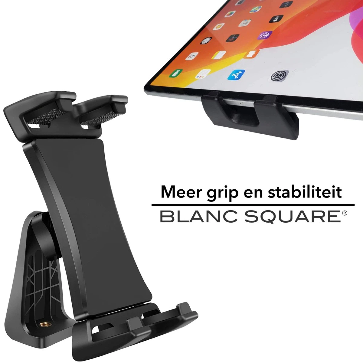 Tablet Houder Hoofdsteun - Tripod BS® - Geschikt Voor Smartphone IPad Telefoonhouder – Verstelbaar Voor Fiets Auto En Motor – Incl 2 Gratis Mounts - Afbeelding 7
