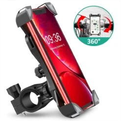 Smartphone Houder Fiets | Stevige Bevestiging | 4 Tot 6 Inch | Mobiele Telefoonhouder | GSM Toestel | Stuur | Universeel | Step | Fietshouder | GSM| Fiets Standaard | Fiets | Mountainbike | IPhone 12 Pro / S20 / S21 / IPhone 11 / X / Xr / Huawei