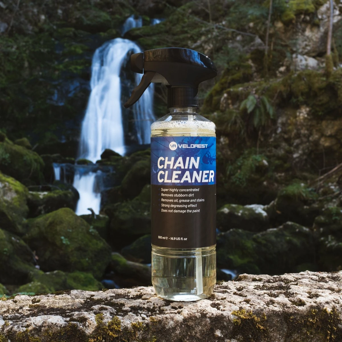 Velorest Chain Cleaner - 500ml - Fietsketting Reiniger Set - Ketting Reiniger Fiets - Chain Cleaner - Kettingreiniger Vloeistof - Ketting Ontvetter - Langdurige Bescherming - Afbeelding 2