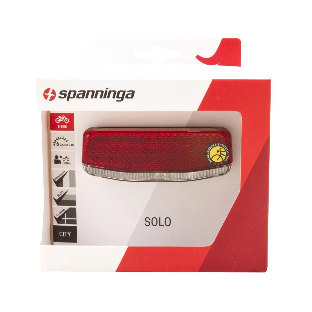 Spanninga Solo Fiets Achterlicht - E-bike - Afbeelding 8