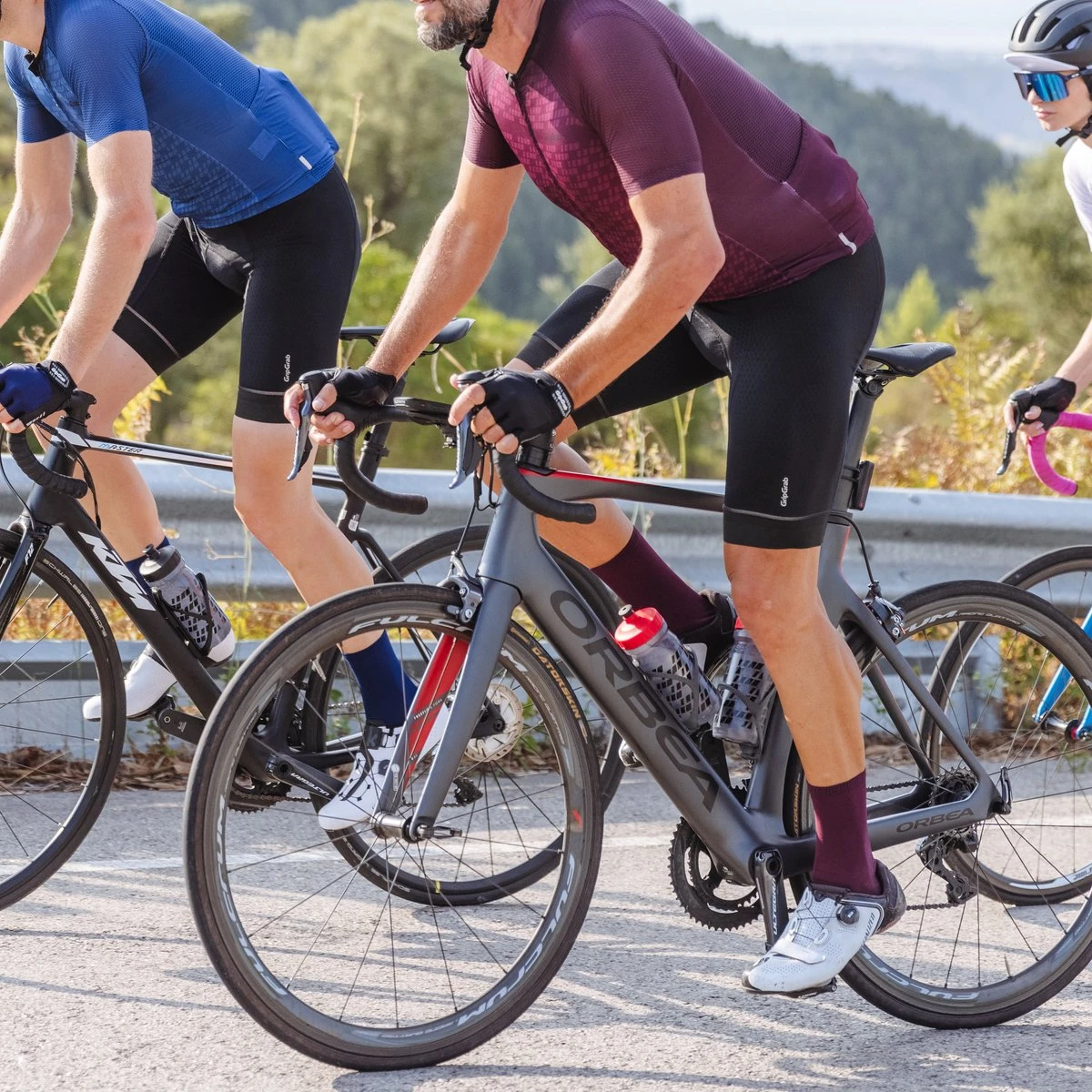 GripGrab - ProGel Padded Korte Vinger Zomer Fietshandschoenen - Zwart - Unisex - Maat XL - Afbeelding 4