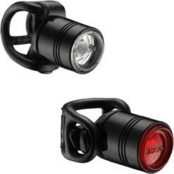 Lezyne Femto Drive Pair - Fietsverlichtingset - LED - Batterij - 15/7 Lumen- Zwart