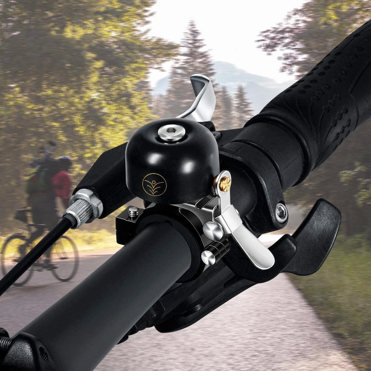 Fit Evolve® Premium Fietsbel - Messing - Fietsbel Racefiets - MTB - Zwart - Afbeelding 5