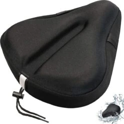 Smilegoods® Gel Zadelhoes Fiets 3D - Zadeldek - Zadelhoes Waterdicht - Zadeldek Fiets - Universeel Brede Zadels - Veiligheidsreflector Voor In Het Donker