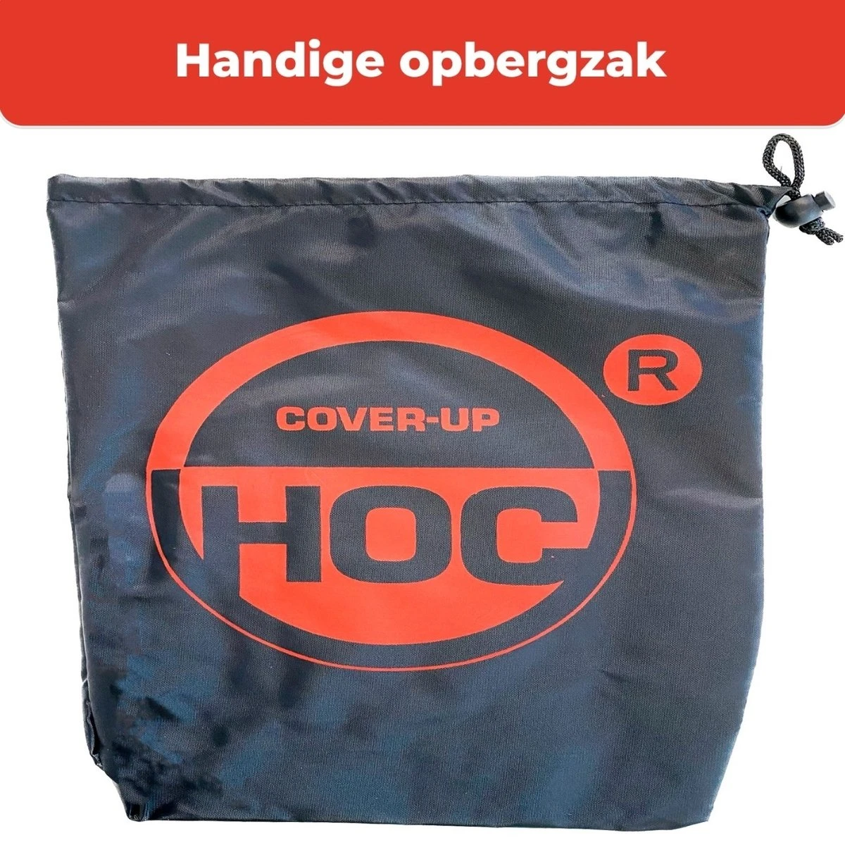 Piaggio Zip Met Scherm COVER UP HOC Scooterhoes Stofvrij / Ademend / Waterdicht Red Label - Afbeelding 4