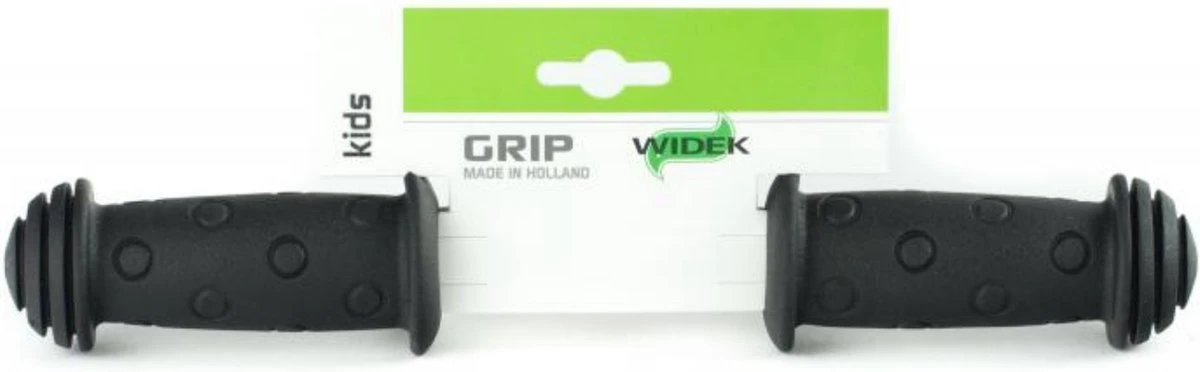 Widek Handvatten Junior 100 X 22 Mm Rubber Zwart 2 Stuks