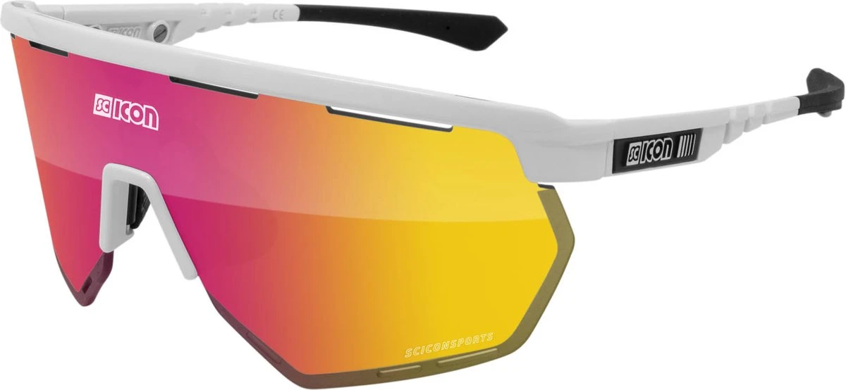 Scicon BRIL AEROWING WHITE GLOSS SCN-PP RED MULTIMIRROR - Afbeelding 4