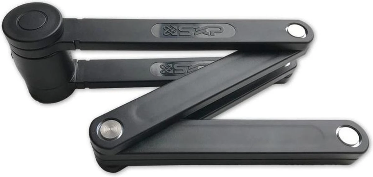 Sxp Vouwslot Art-2 Staal 100 Cm Zwart 11-delig