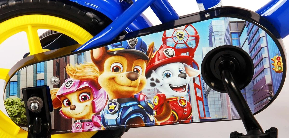 Nickelodeon Paw Patrol The Movie Kinderfiets - Jongens - 10 Inch - Blauw - Doortrapper - Afbeelding 3