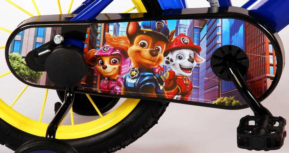 Volare Paw Patrol The Movie Kinderfiets - Jongens - 14 Inch - Blauw - Twee Handremmen - Afbeelding 9