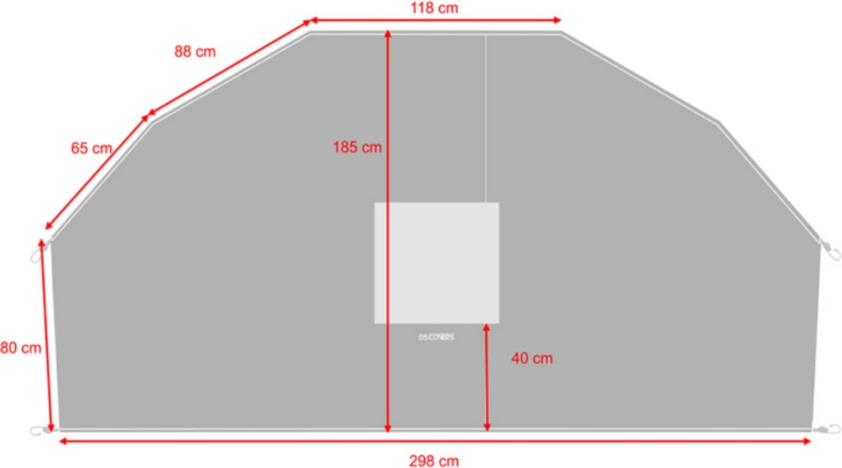 STAR Fietsdragerhoes Van DS COVERS – Outdoor – Waterdicht – Met Gevarenbordhouder – 300D Oxford – Incl. Opbergzak – Geschikt Voor 2/3 Fietsen – Beschermt De Fiets(en) Achterop De Caravan En Camper - Afbeelding 2