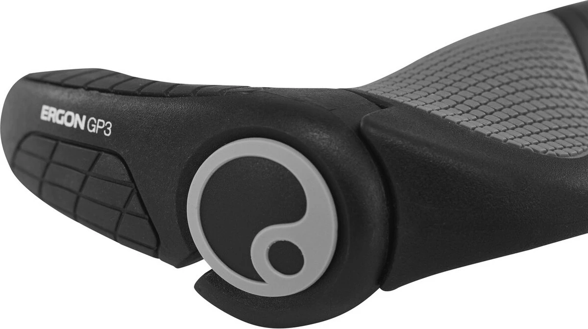 Ergon GP3 Handvatten, Zwart/grijs Diameter Large - Afbeelding 2