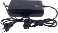 Gazelle Acculader - Elektrische Fietsoplader - Panasonic - 36V - Bagagedrager Lader