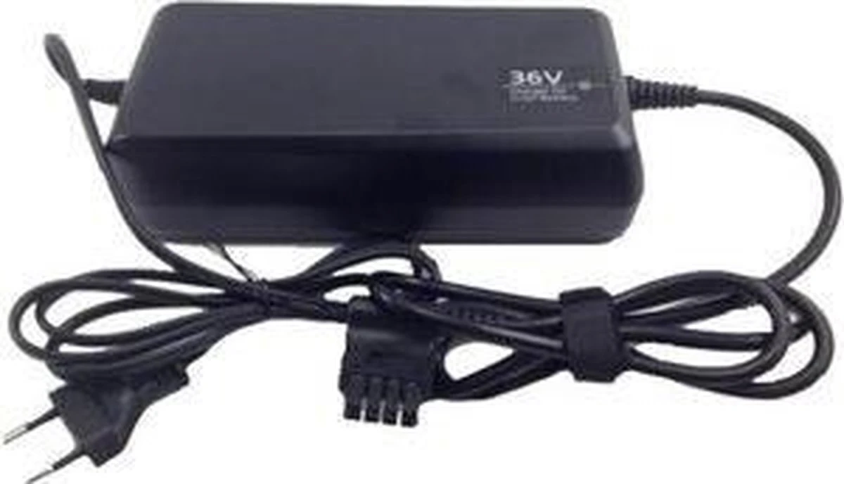 Gazelle Acculader - Elektrische Fietsoplader - Panasonic - 36V - Bagagedrager Lader