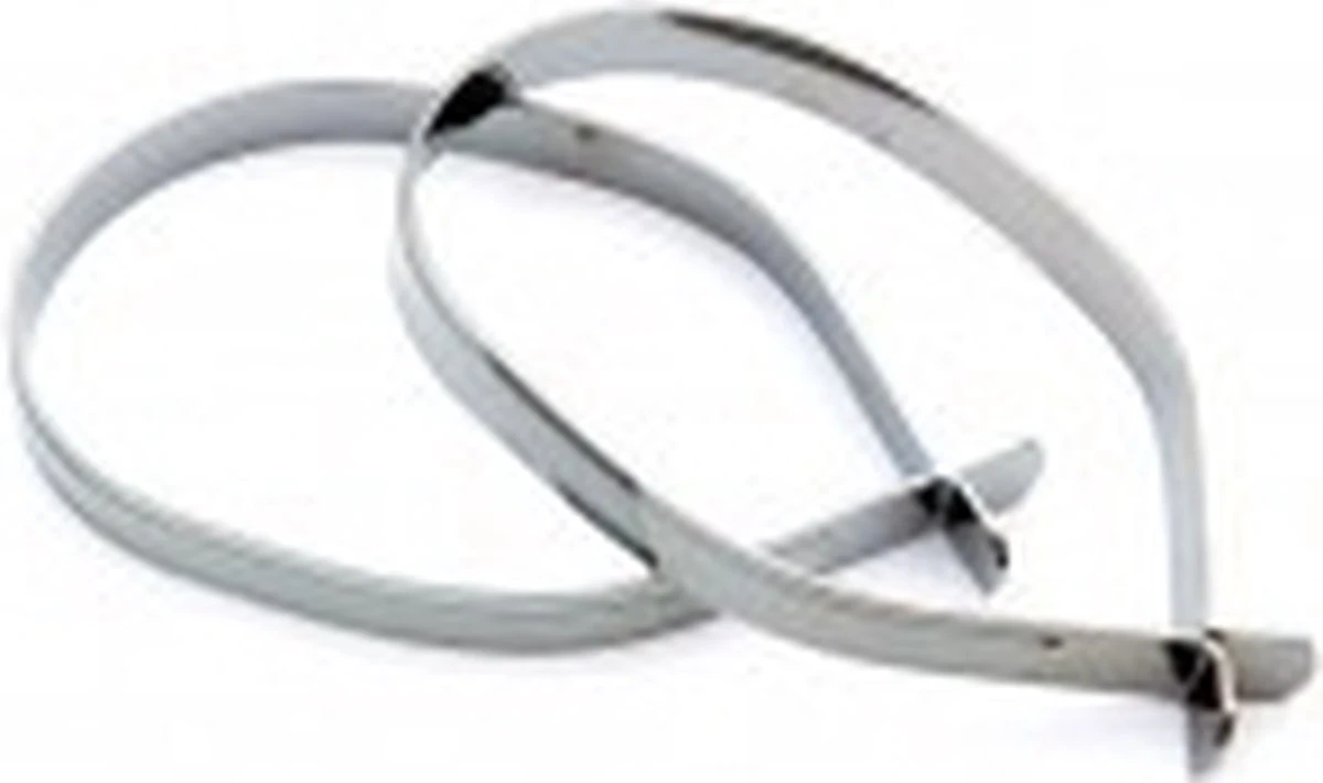 Simson Broekklemmen Kunststof Reflectie Zilver 2 Stuks - Afbeelding 11