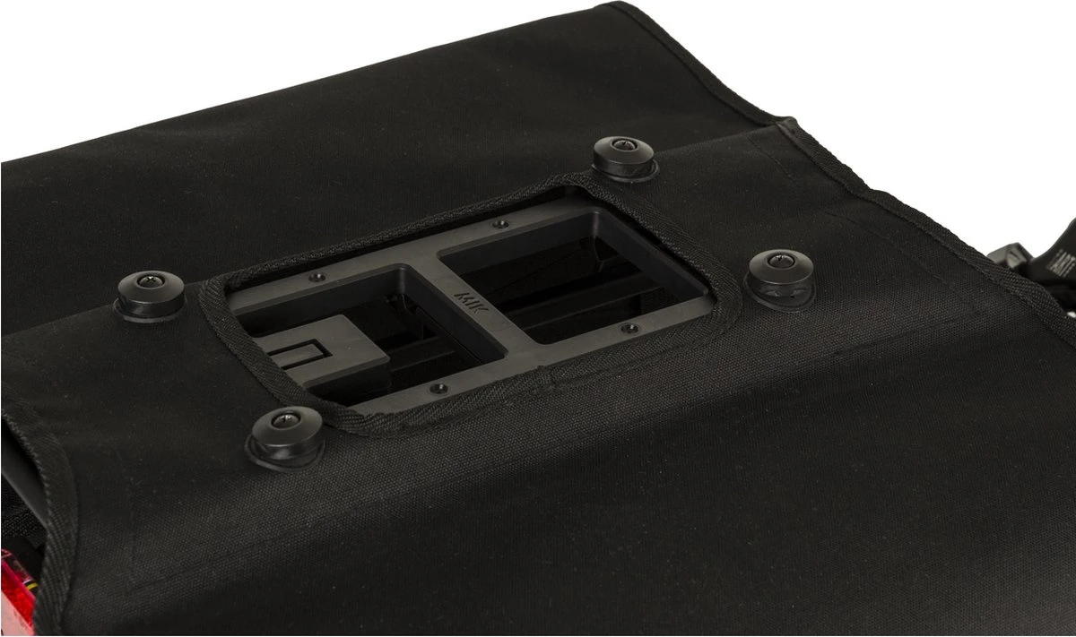 Fastrider Dubbele Fietstas Zwart - 31L - Afbeelding 6