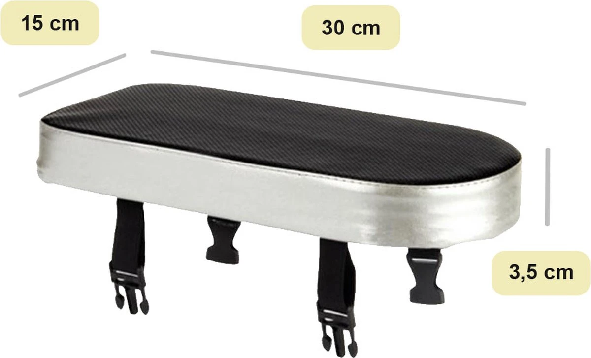 Lynnz® Bagagedrager Kussen - Fietskussen Achter - Bagagedragerkussen - Kussentje - Fiets Kussen - Afbeelding 6