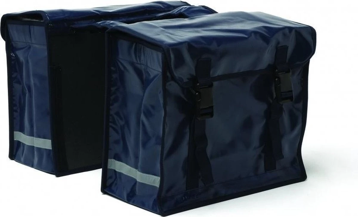 New Looxs Bisonyl Double Large Dubbele Fietstas - 66 Liter - Zwart - Afbeelding 6