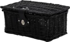 AMIGO - Fietsmand - Type Bakkersmand – 6,5 Liter - Zwart