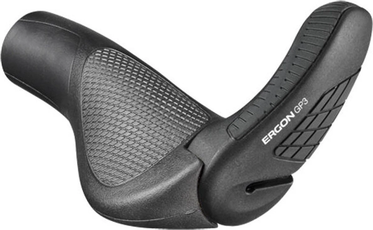 Ergon GP3 Handvatten, Zwart/grijs Diameter Large - Afbeelding 3