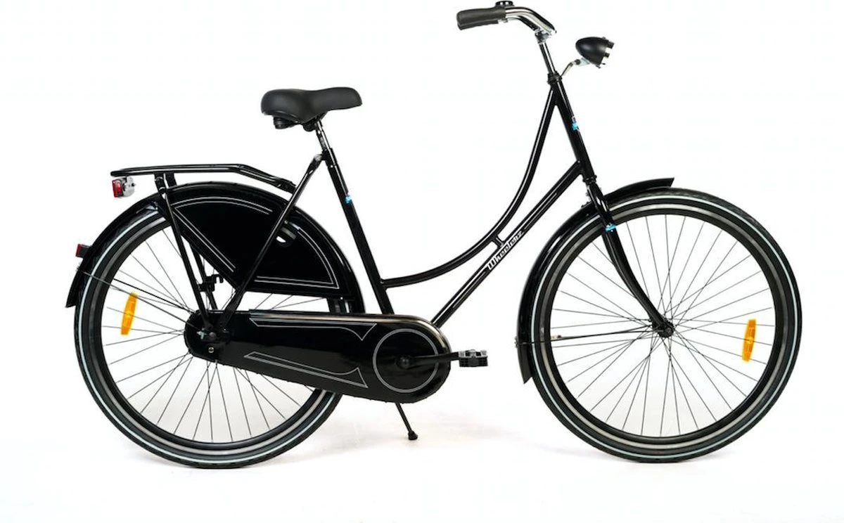 Wheelerz.nl Omafiets 28" 57cm Glanszwart