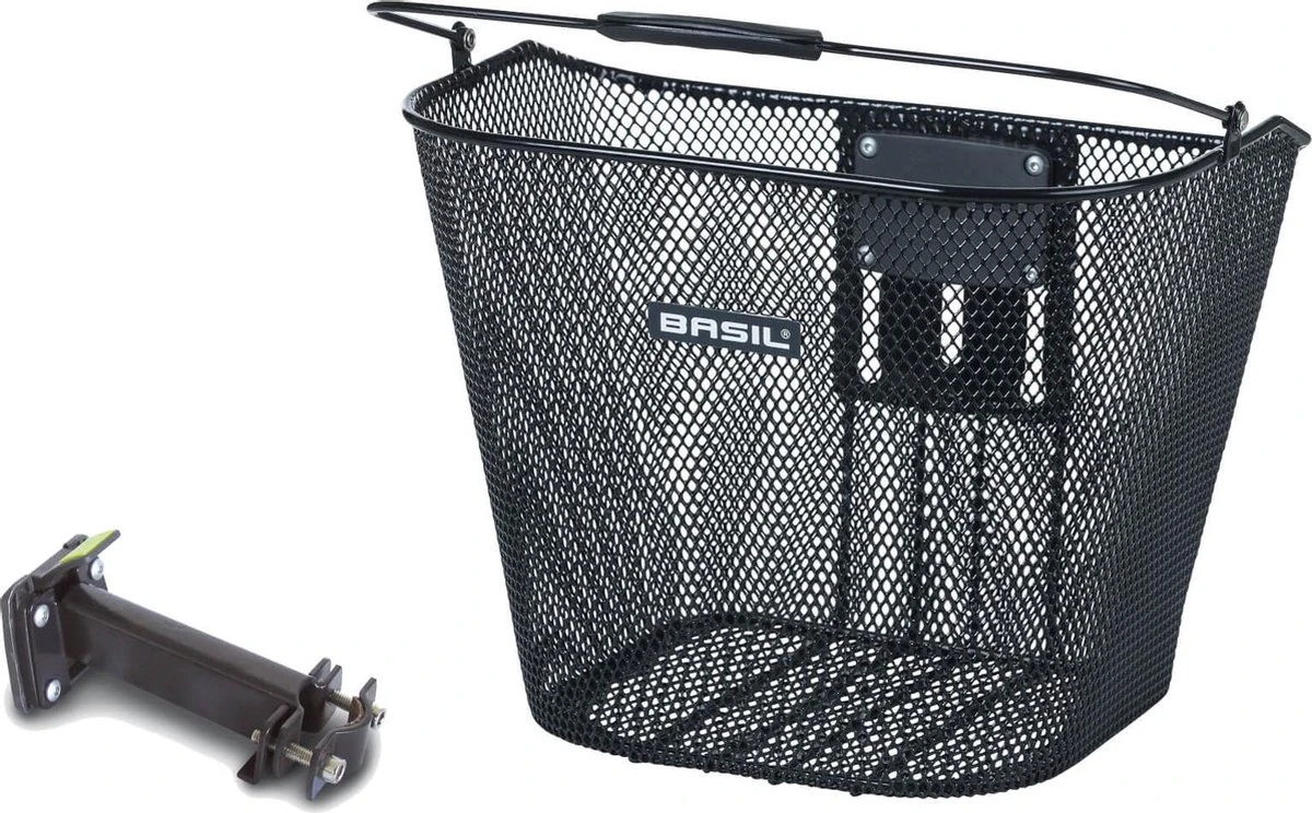 Basil Bremen BE - Fietsmand - Inclusief Systeem - Voorop - Zwart - Afbeelding 14
