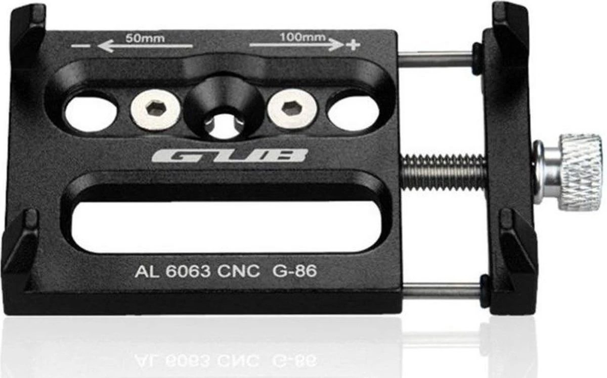 GUB Universele Fiets Telefoonhouder Voor Smartphone Zwart - Afbeelding 4