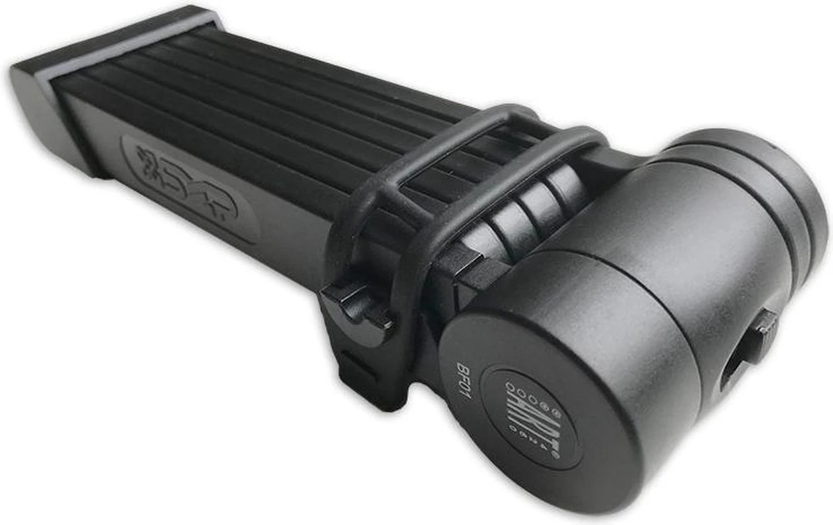 Sxp Vouwslot Art-2 Staal 100 Cm Zwart 11-delig - Afbeelding 3