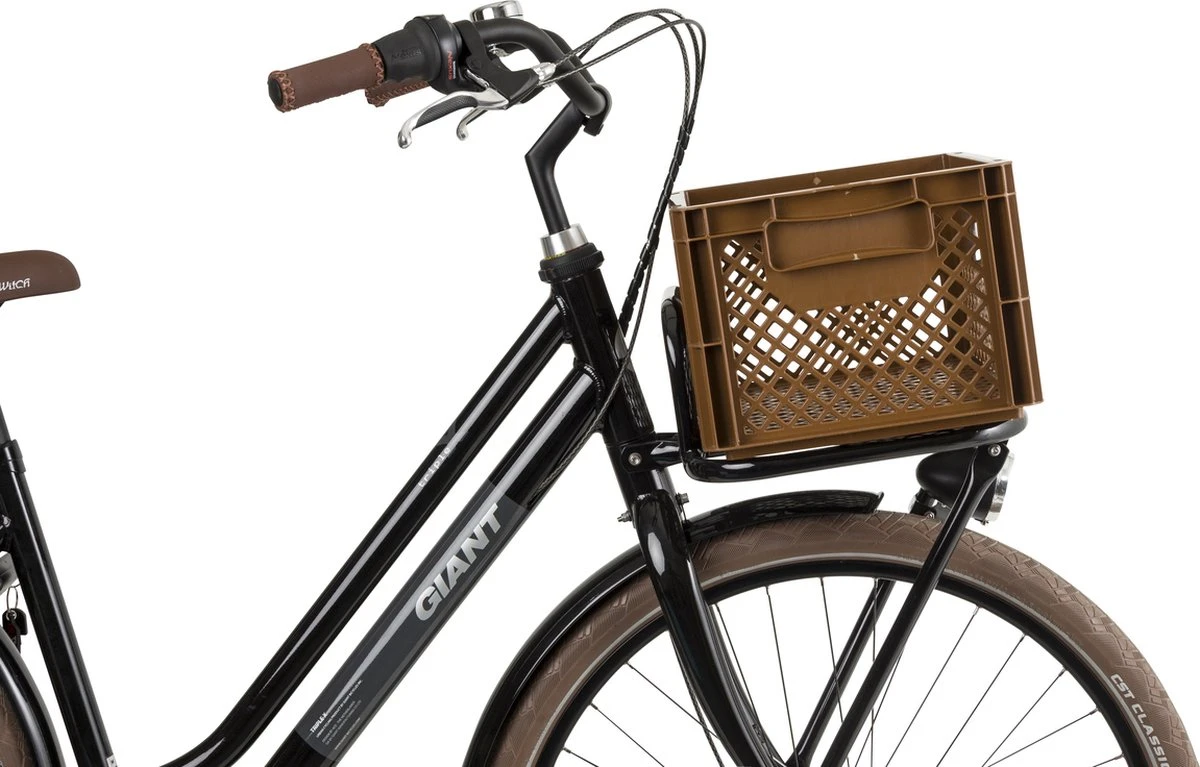 Fastrider Fietskrat Medium - Bruin - 22L - Afbeelding 2