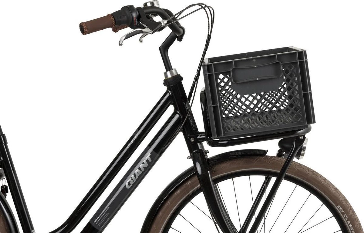 Fastrider Fietskrat Medium - Antraciet - 22L - Afbeelding 2