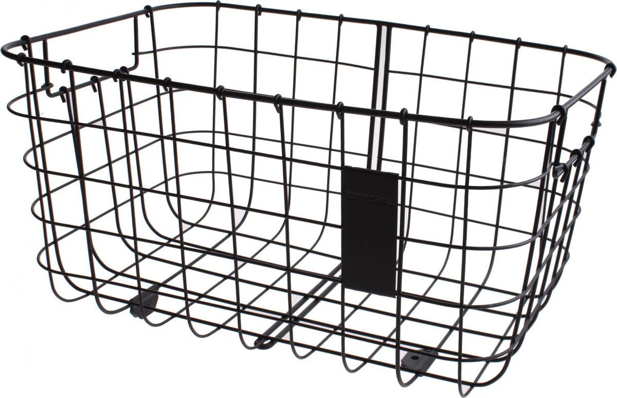 Basil Robin Fietsmand - Voor - Inclusief Bevestigingsmateriaal - Zwart - Afbeelding 5