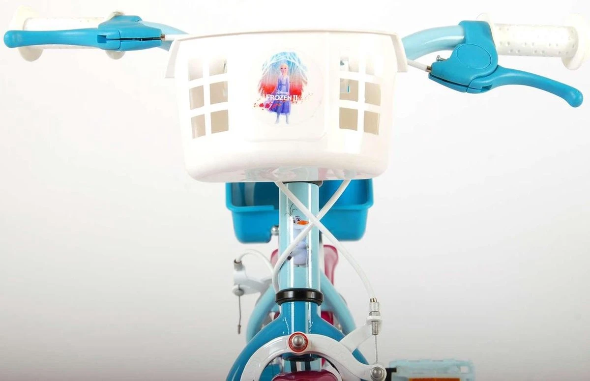 Volare Disney Frozen 2 Kinderfiets - Meisjes - 12 Inch - Blauw/Paars - Twee Handremmen - Afbeelding 8